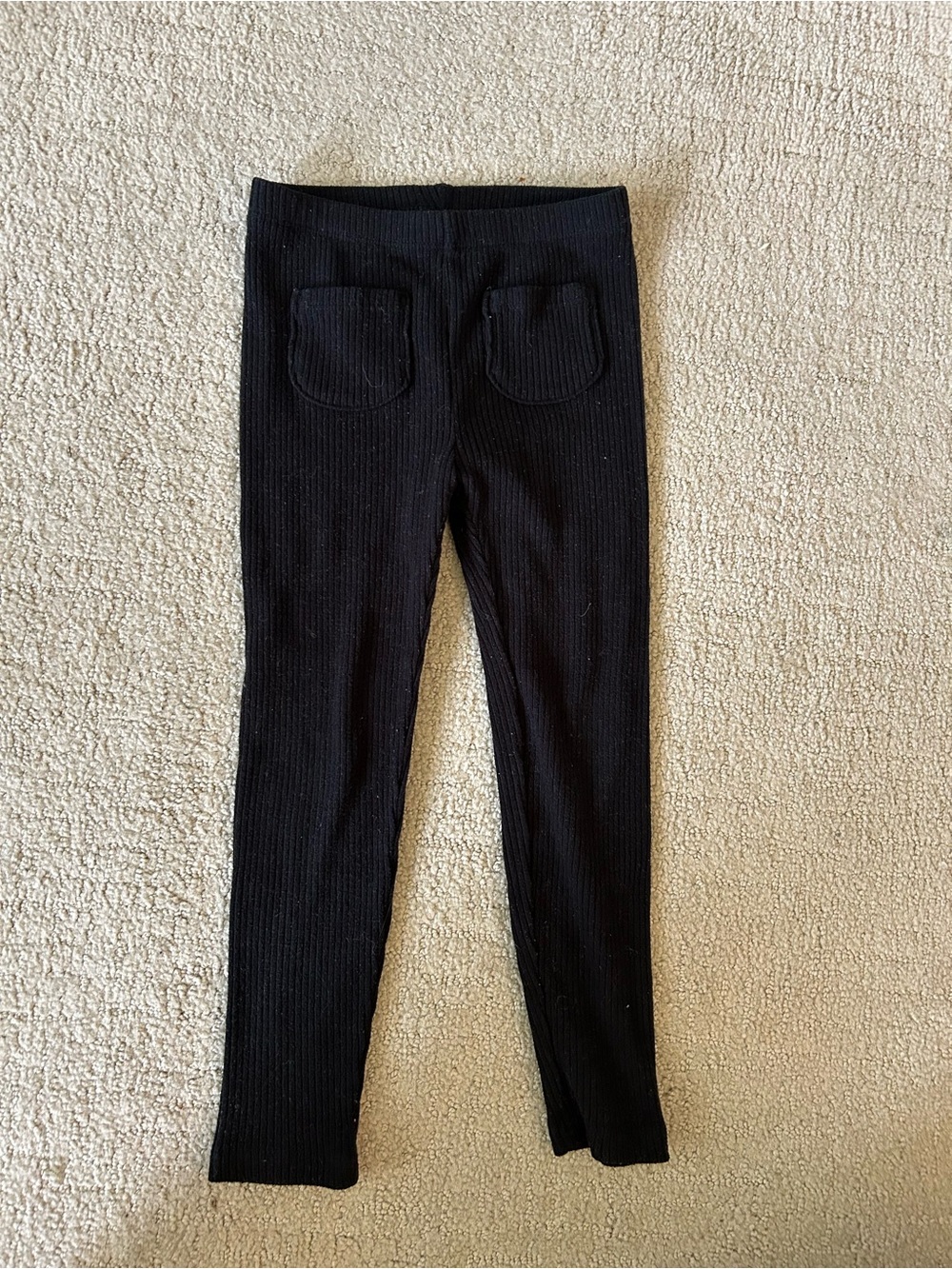 Old Navy girls ribbed leggings black 4T
